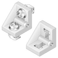 3842536491 Bosch Rexroth M8 Mounting Bracket, Connecting Component, Strut Profile 45 mm, Groove Size 10mm