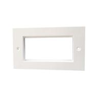 htc-fp2gfl30wh HellermannTyton Connectivity HTC Series, Cat6, Cat6a Double Gang 86 x 146 Faceplate