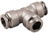 231-2776 RS PRO Nickel Plated Brass Pneumatic Quick Connect Coupling, 10mm Tube