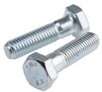 279-773 RS PRO Bright Zinc Plated Steel, Hex Bolt, M12 x 45mm