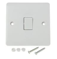 775-8090 RS PRO White Rocker Light Switch, 2 Way, 1 Gang