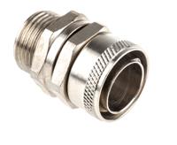 7tca296020r0153-sp20m20b Adaptaflex Swivel, Conduit Fitting, 20mm Nominal Size, M20, Brass, Silver IP54 rating