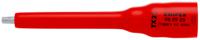 98-29-25 Knipex 3/8 in Drive 3/8in Standard Socket, Torx Bit, TX25, VDE/1000V, 123 mm Overall Length