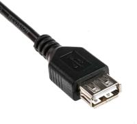 182-8486 RS PRO USB 2.0, Male USB A to Female USB A, 250mm