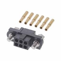 m80-4600605 HARWIN M80 Series Straight PCB Socket, 6-Contact, 2-Row, 2mm Pitch, Crimp Termination