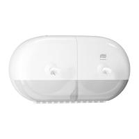 682000 Tork White Plastic Toilet Roll Dispenser, 156mm x 221mm x 398mm