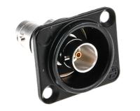 rsnbb75dfib Neutrik BNC Series, Jack Panel Mount BNC Connector, 75Ω, Feed Through Termination, Straight Body
