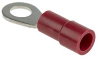 178-7270 RS PRO Insulated Ring Terminal, 4.3mm Stud Size, 0.5mm² to 1.5mm² Wire Size, Red