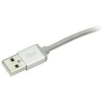 ltcub1mgr StarTech.com USB 2.0, Male USB A to Male Lightning, Micro USB B, USB C, 480Mbps, 1m