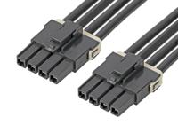216400-1042 Molex 4 Way Female Mega-Fit to 4 Way Female Mega-Fit Wire to Board Cable, 300mm