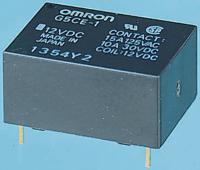 g5ca-1a-e-dc12 Omron PCB Mount Power Relay, 12V dc Coil, 15A Switching Current, SPST