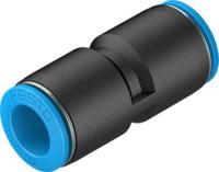 qs-12-20 Festo QS Series Straight Tube-to-Tube Adaptor, Push In 12 mm to Push In 12 mm, Tube-to-Tube Connection Style, 130690