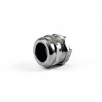 1427bcgm32 Hammond 1427BCG Series Grey Nickel Plated Brass Cable Gland, M32 Thread, 18mm min., 25mm max., IP68