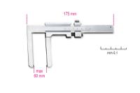 1650-200 BETA 200mm, 8in Vernier Caliper 0.05 mm Resolution, Imperial, Metric