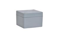 190-4276 RS PRO Grey Fibreglass Reinforced Polyester Enclosure, IP66, Grey Lid, 80 x 75 x 75mm
