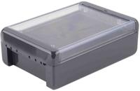 96024224-b-181306-pc-v0-g-7024 Bopla Bocube Series Graphite Grey Polycarbonate V0 Enclosure, IP66, IP68, IK07, Transparent Lid, 191 x 125 x 60mm