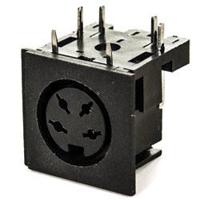671-0401 Roxburgh EMC 4 Pole Right Angle Din Socket, 2A, 100 V ac, Female, PCB Mount