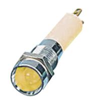 190502z2 CML Innovative Technologies Yellow Panel Mount Indicator, 12V, 8mm Mounting Hole Size