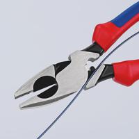 09-01-240 Knipex Pliers, 240 mm Overall, Straight Tip