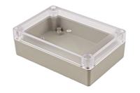 rp1125c Hammond RP Series Light Grey ABS General Purpose Enclosure, IP65, Clear Lid, 125 x 85 x 40mm