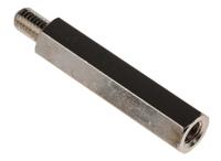 806-6645 RS PRO Standoff, M5 x M5 Thread, 35mm Body, Brass, Male/Female, 8mm Stud