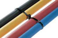 117-05460-t50ldh-pa66w-bk HellermannTyton Cable Tie, Double Headed, 395mm x 4.7 mm, Black Nylon, Pk-100
