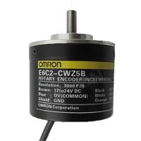 e6c2-cwz6c-360pr-2m Omron E6C2-C Series Incremental Incremental Encoder, 360 ppr, NPN Open Collector Signal, Radial, Thrust Type, 6mm Shaft