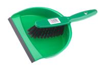 898-8210 RS PRO Green Dustpan & Brush for Cleaning with brush included