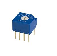 ss-10-16np-e Nidec Components SS-10, 6 Position Rotary Selector Switch, 100 mA, Pin