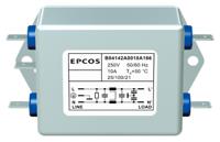 b84142a0020r000 EPCOS, B84142-A 20A 250 V ac/dc 60Hz, Flange Mount EMC Filter, Screw, Single Phase