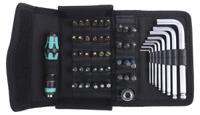 05057460001 Wera Driver Bit Set 52 Pieces, Hexagon, Phillips, Pozidriv, Slotted, Torx