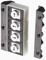 m04parsanlpx040 EOZ IP67 4 Key Plastic Keypad