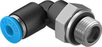 qsl-g18-4-100 Festo Elbow Threaded Adaptor, G 1/8 Male to Push In 4 mm, Threaded-to-Tube Connection Style, 132048