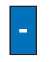 561-01716-wic1-pa66-bu HellermannTyton WIC Snap On Clip On Cable Marker, Blue, 2 → 2.8mm Cable, 561-01716 WIC1--PA66-BU