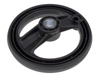 161-1985 RS PRO Black Glass-Fibre Reinforced Technopolymer Hand Wheel, 200mm diameter