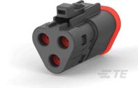 dt06-3s-tn32-1-2303816-3 Deutsch, DEUTSCH DT Automotive Connector Plug Black 3 Way DT06-3S-TN32 / 1-2303816-3