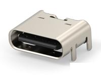 2479774-2 TE Connectivity Straight, Top Mount, Receptacle- Single Port Type C 2 USB C Connector