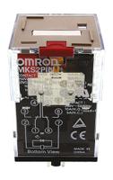 mks2pin-110vac Omron Plug In Power Relay, 110V ac Coil, 10A Switching Current, DPDT