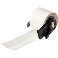 m6-32-417 Brady B-417 White, Transparent Label, 38.10mm Width, 12.70mm Height, 250 Qty