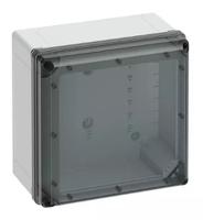 70143301 Spelsberg Grey Polycarbonate General Purpose Enclosure, IP66, IP67, IK09, Transparent Lid, 300 x 300 x 180mm