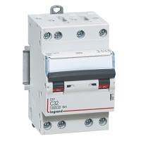 406913 Legrand DX3 Circuit Breaker, 4P, 32A Curve C, 400V AC, 6 kA Breaking Capacity