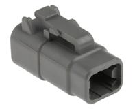 dtm06-4s Deutsch, DTM Automotive Connector Plug Grey 4 Way DTM06-4S