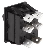 c1570alaaa Arcolectric (Bulgin) Ltd DPDT, On-Off-On Rocker Switch Panel Mount