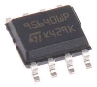 m95640-wmn6p STMicroelectronics,  64 kB Serial EEPROM,  40 ns 8-Pin SOIC Serial-SPI