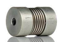 550161818 Huco Bellows Coupling, 16mm Outside Diameter, 4mm Bore, 21mm Length Coupler