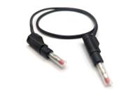 22451-1m-0 Mueller Electric Test Leads, 32A, CATII 600V, Black, 1m Lead Length