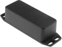 1590aflbk Hammond 1590 Series Black Die Cast Aluminium Enclosure, IP54, Flanged, Black Lid, 93 x 39 x 31mm