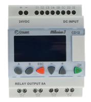 88974041 Crouzet CD12 Series Logic Control for Use with CD12 Series, 24 V dc Supply, Relay Output, 8-Input, Analogue, Digital