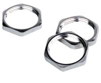 52107360-52103050 Lapp SKINDICHT Series Metallic Nickel Plated Brass Cable Gland, M40 Thread, 4mm min., 11.5mm max., IP54