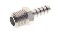 665-597 RS PRO Hose Connector, Straight Hose Tail Adaptor, BSPT 0.5in 12mm ID, 100 bar